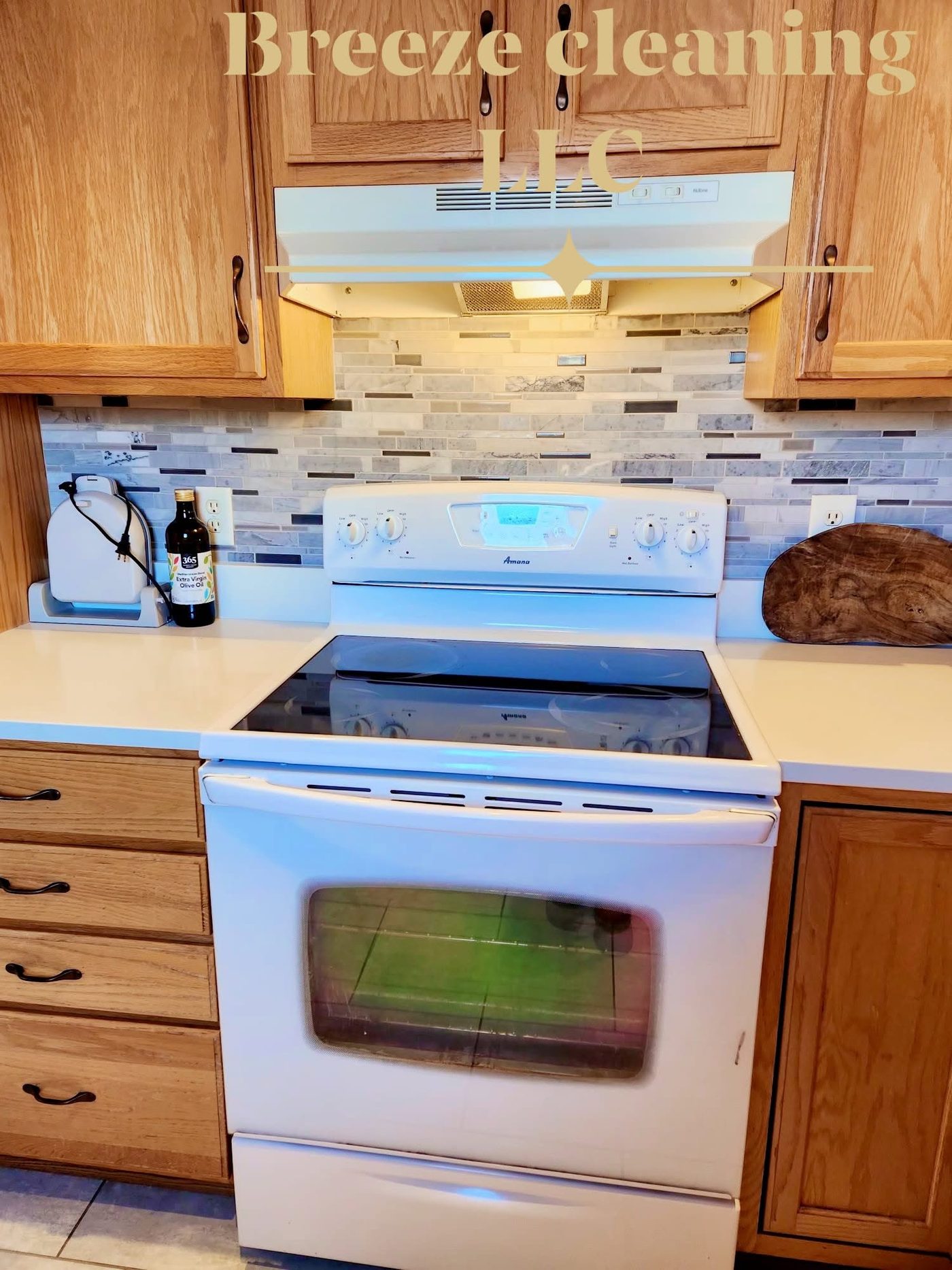 Polished double wall oven after a Breeze visit